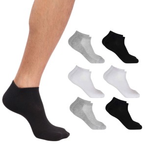 Kit 6 Pares de Meias Altomax Cano Invisível Soquete 39 ao 43