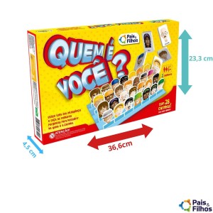 Jogo de Tabuleiro Quem é Você Pais e Filhos