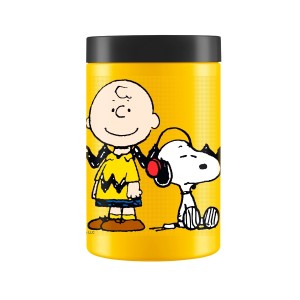 Pote Organizador Amarelo do Snoopy e Charlie Brown 1.5L