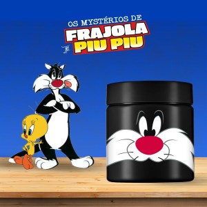 Pote Organizador Preto do Frajola de 550ml