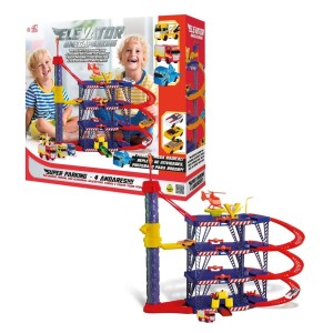 Brinquedo Elevador Mega Parking Com 4 Andares E Heliponto