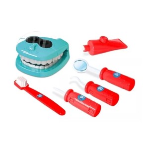 Kit Brinquedo Dr. Dentista com Dentadura e 5 Acessórios