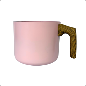 LEITEIRA CANECAO 14CM SAHARA 2MM CHAMA ROSA