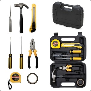 Maleta kit Ferramentas Compacto com 7 Peças Ideal Dia-a-Dia