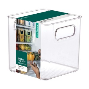  Organizador Diamond Cristal 15 x 15 x 15 cm Transparente
