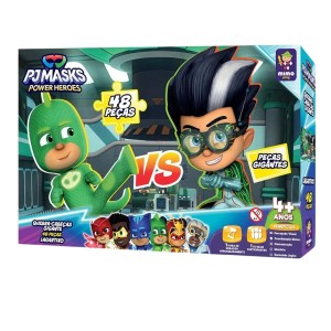 Quebra Cabeça de 48 pçs PJ Masks Lagartixo