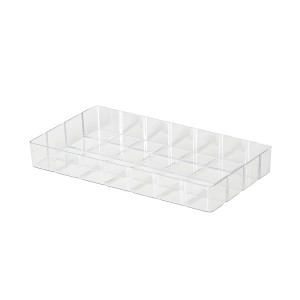  Bandeja Bisotê 29,5x14x4,5 cm transparente Paramount
