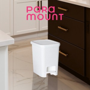 Lixeira Línea Branca com Pedal de 12 Litros da Paramount